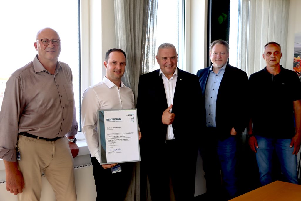 Erneut Gütesiegel erhalten 1 Stadtwerke TSM
