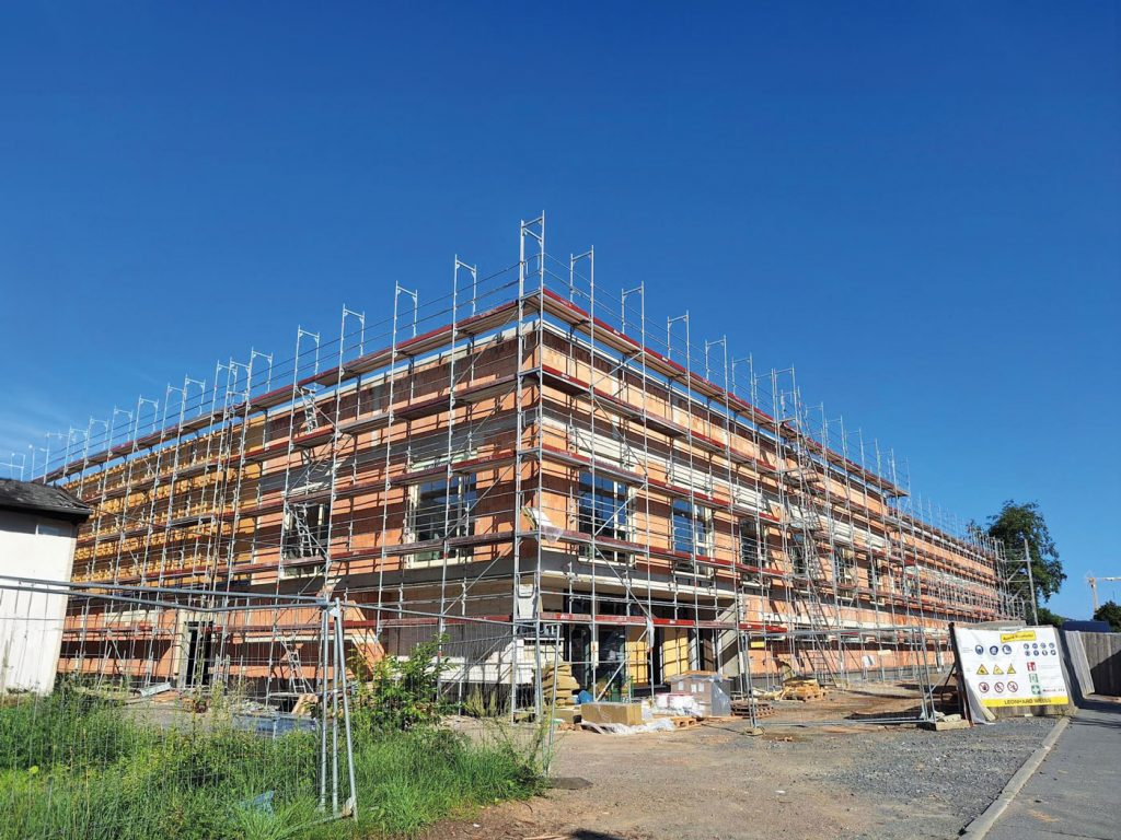 Vier-Felder-Halle nimmt Formen an